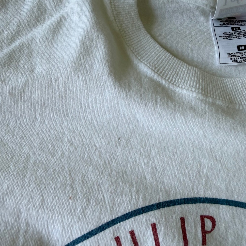 Y2K Tulip Time Holland Michigan‎ T-Shirt Medium White Cottagecore Boho Festival - Picture 4 of 7
